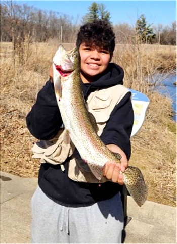 JAYDEN HOVEY's Rainbow Trout 23inch