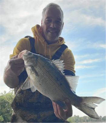 Creighton Whitehill's White Bass 18inch, 09-24-25