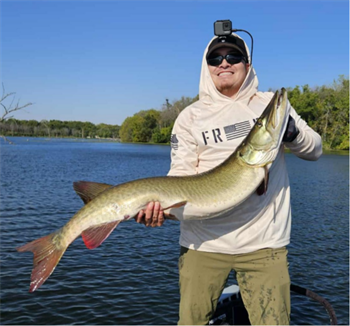 Taylor Lai's Muskellunge 45.12inch, 09-27-25