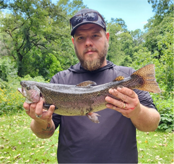 JACOB DREW's Rainbow Trout 21inch, 09-29-25