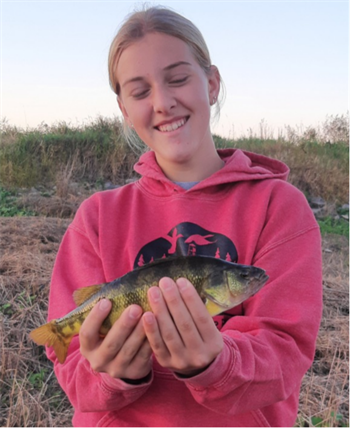 Katy Herrick's Yellow Perch 12.5inch, 10-08-25