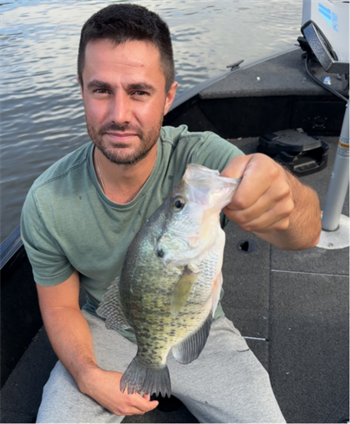 Lucas Lenz's White Crappie 14.5inch, 10-24-25