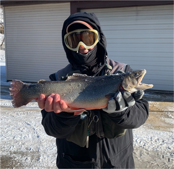 TODD RUDEN's Brook Trout 18inch, 01-23-26