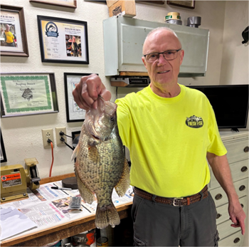 ROGER RUDEN's White Crappie 14.5inch, 02-19-26