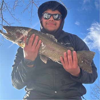 MIGUEL LOPEZ's Rainbow Trout 21inch