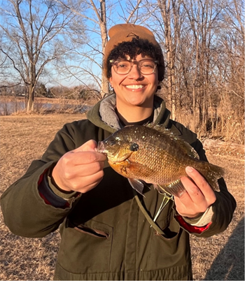 LEAH RHODES's Bluegill 10inch, 02-08-26