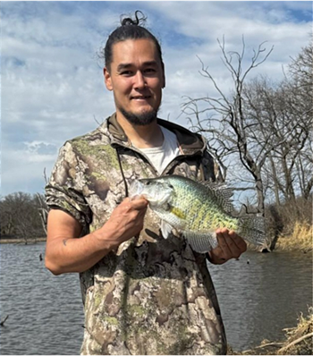 JOHNNY BLAKE's White Crappie 14.5inch, 03-29-26