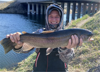 Christopher Placek's Rainbow Trout 22.5inch, 04-06-26