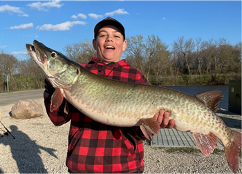 Jase Martin's Muskellunge 45.5inch, 04-19-26