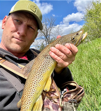 KYLE SLIFKA's Brown Trout 19inch, 05-01-26