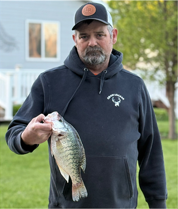 TODD BRIDDLE's White Crappie 14.25inch, 05-03-26