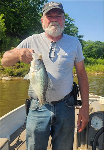 VIRGIL JOHNSON's White Crappie 14inch, 05-16-26