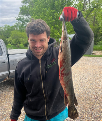 Matthew Heikens's Longnose Gar 30inch, 05-19-26