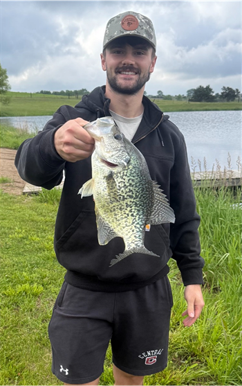 GAVIN HIERSEMAN's White Crappie 16inch, 05-23-26