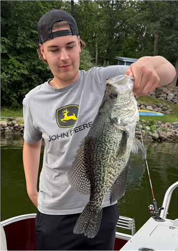 IVAN RIESENBERG's Black Crappie 17.9inch, 06-13-26