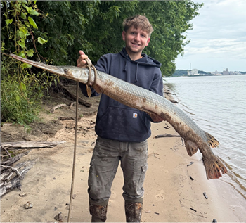 ETHAN ROSE's Longnose Gar 55.25inch, 06-23-26