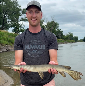 NATHAN GEHRING's Shortnose gar 28inch, 06-26-26