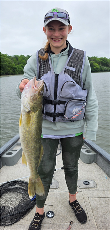 Charlotte McSorley's Walleye 28inch, 06-27-26