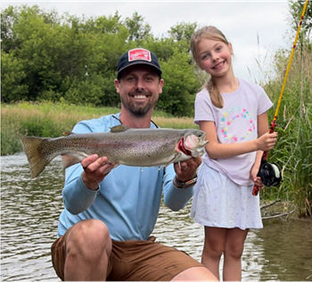 Joe KRAHN's Rainbow Trout 22.5inch, 06-28-26