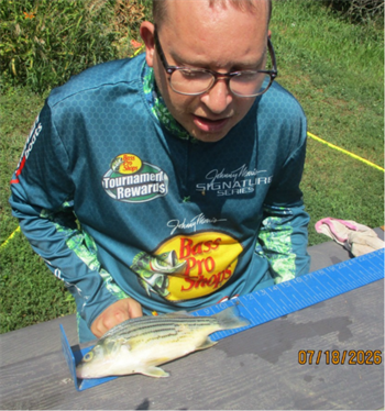 KYLE KRAL's Yellow Bass 10.5inch, 07-18-26