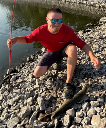 DILLON BRANDT's Shortnose gar 28inch, 07-17-26