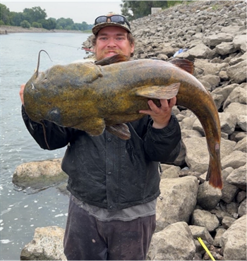 CONNOR GRODZICKI's Flathead Catfish 44.5inch, 08-04-26