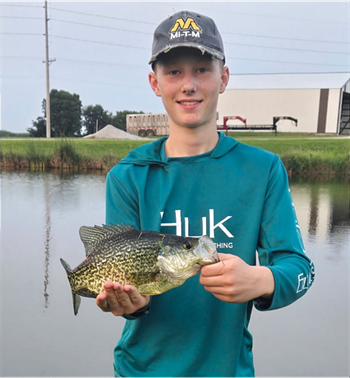 Cade Williams's Black Crappie 14inch, 08-10-26