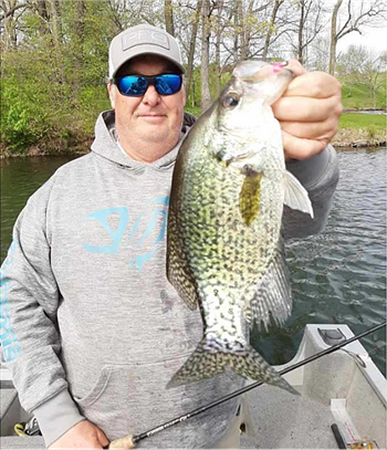 Michael Olson's White Crappie 14inch, 05-12-22